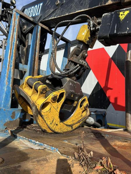 Semi-remorque grumier Diebolt grue avec grappin rotatif: photos 9