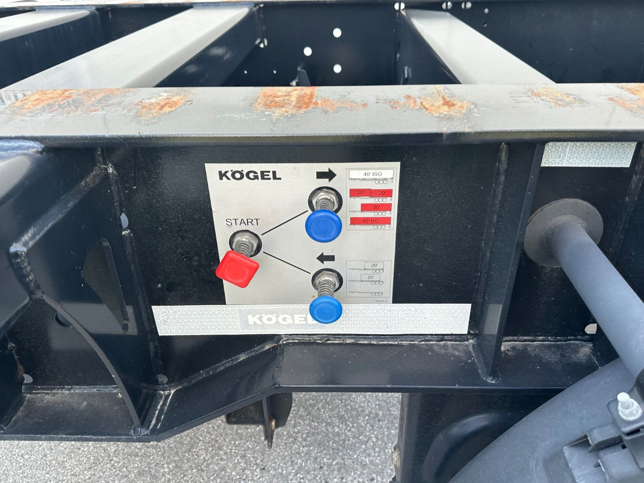 Kögel SN 24 LIFT SAF 2x20 1x30 1x40 6STK - Semi-remorque porte-conteneur/ Caisse mobile: photos 5 Kögel SN 24 LIFT SAF 2x20 1x30 1x40 6STK - Semi-remorque porte-conteneur/ Caisse mobile: photos 5