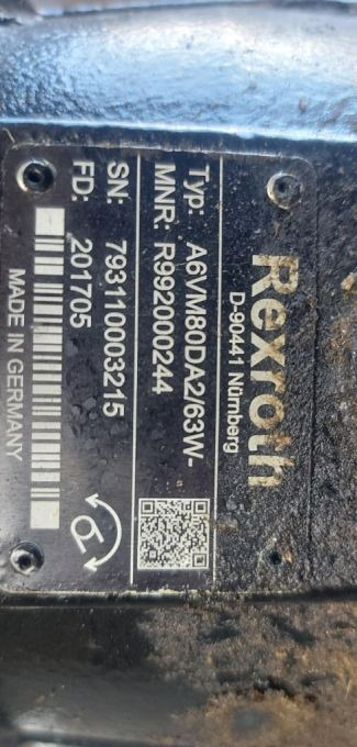 Silnik hydrauliczny hydromatik A6VM80DA - Moteur hydraulique pour Engins de chantier: photos 5 Silnik hydrauliczny hydromatik A6VM80DA - Moteur hydraulique pour Engins de chantier: photos 5