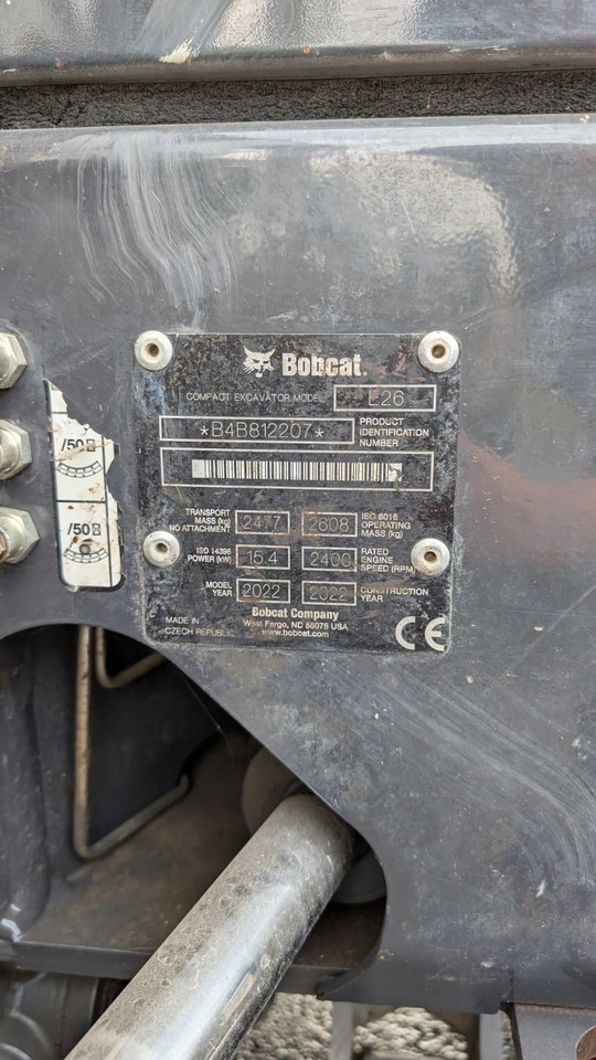 BOBCAT E 26 - Mini pelle: photos 5 BOBCAT E 26 - Mini pelle: photos 5