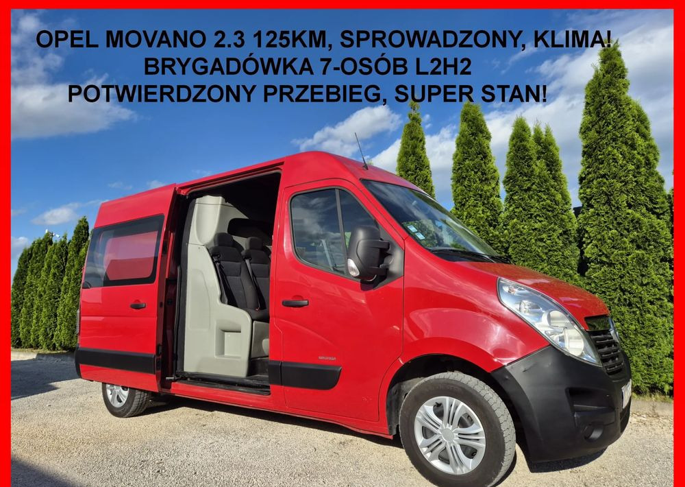 Opel Movano 2.3 125KM L2H2 Dubel Kabina - Utilitaire double cabine: photos 1 Opel Movano 2.3 125KM L2H2 Dubel Kabina - Utilitaire double cabine: photos 1