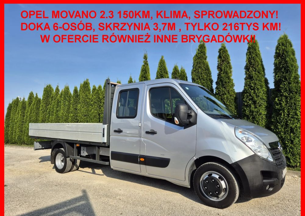 Opel Movano 2.3 150KM Dubel Kabina - Utilitaire double cabine: photos 1 Opel Movano 2.3 150KM Dubel Kabina - Utilitaire double cabine: photos 1