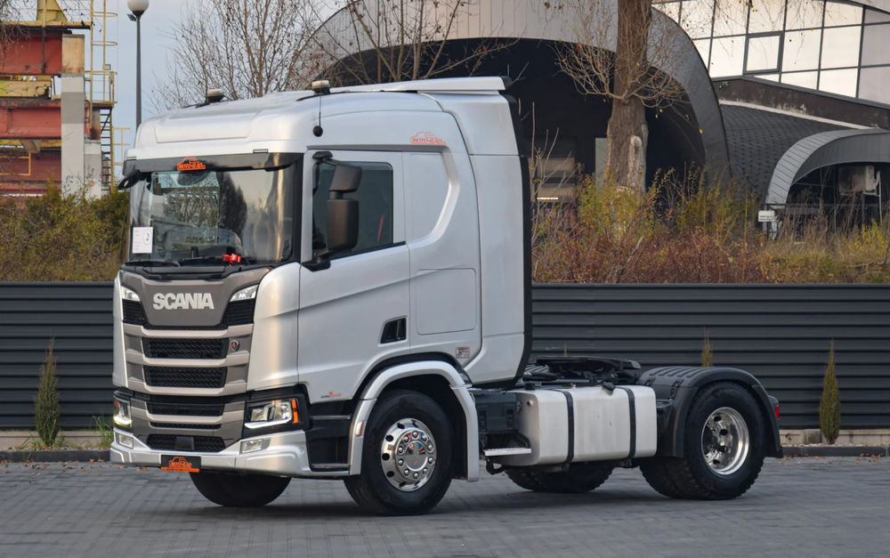 Scania R450 / HYDRAULIKA / RETARDER / ACC / KLIMA / FULL LEDY / ALUFELGI / SERWISOWANA / SPROWADZONA - Tracteur routier: photos 1 Scania R450 / HYDRAULIKA / RETARDER / ACC / KLIMA / FULL LEDY / ALUFELGI / SERWISOWANA / SPROWADZONA - Tracteur routier: photos 1