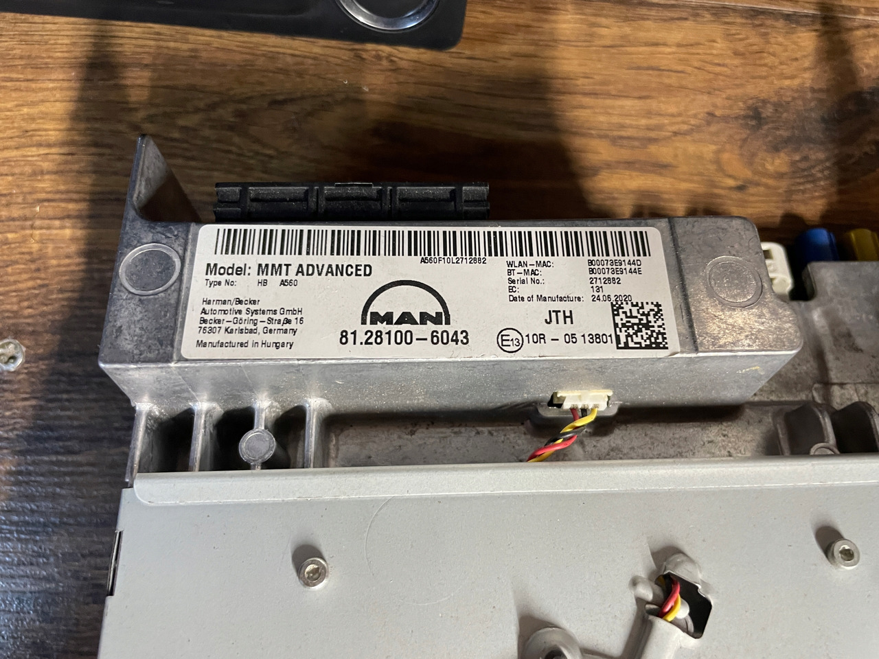 RADIO NAWIGACJA MAN TGS TGX EURO 6 81281006043 WYMIENIONY WYŚWIETLACZ - Système de navigation pour Camion: photos 4 RADIO NAWIGACJA MAN TGS TGX EURO 6 81281006043 WYMIENIONY WYŚWIETLACZ - Système de navigation pour Camion: photos 4