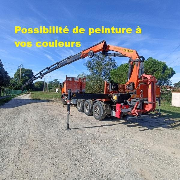 Scania P 410 - Camion plateau, Camion grue: photos 1 Scania P 410 - Camion plateau, Camion grue: photos 1