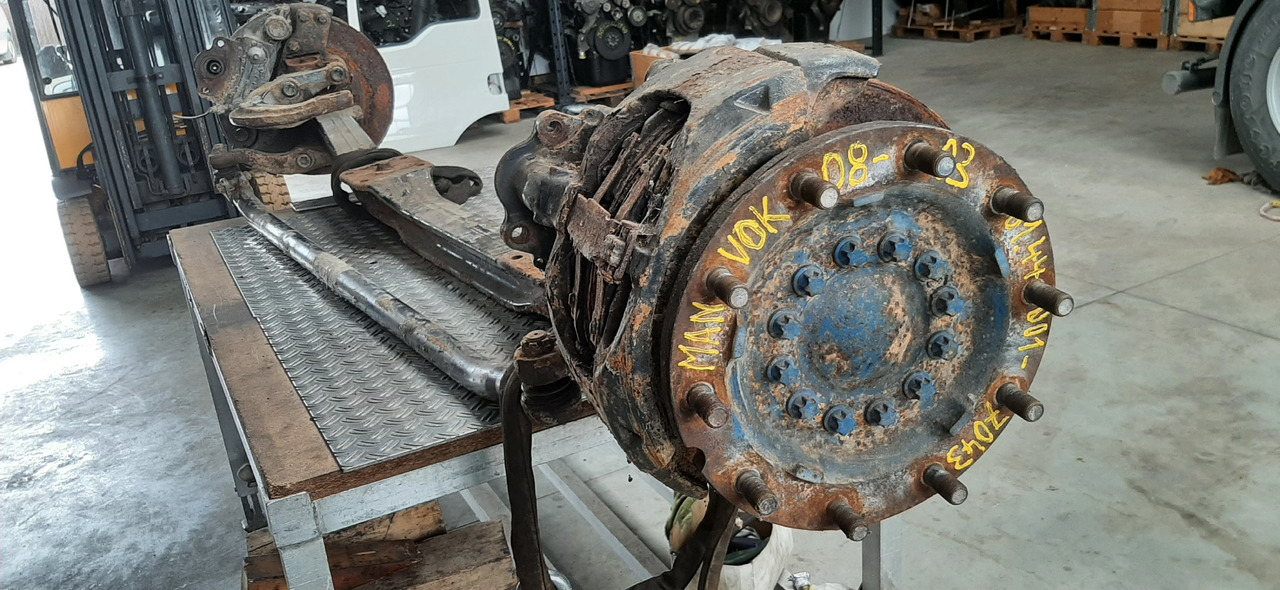 Gebrauchte MAN, Vorderachse, Artikel - Nr. : 81.4401 - 7043 - Essieu avant pour Camion: photos 3 Gebrauchte MAN, Vorderachse, Artikel - Nr. : 81.4401 - 7043 - Essieu avant pour Camion: photos 3