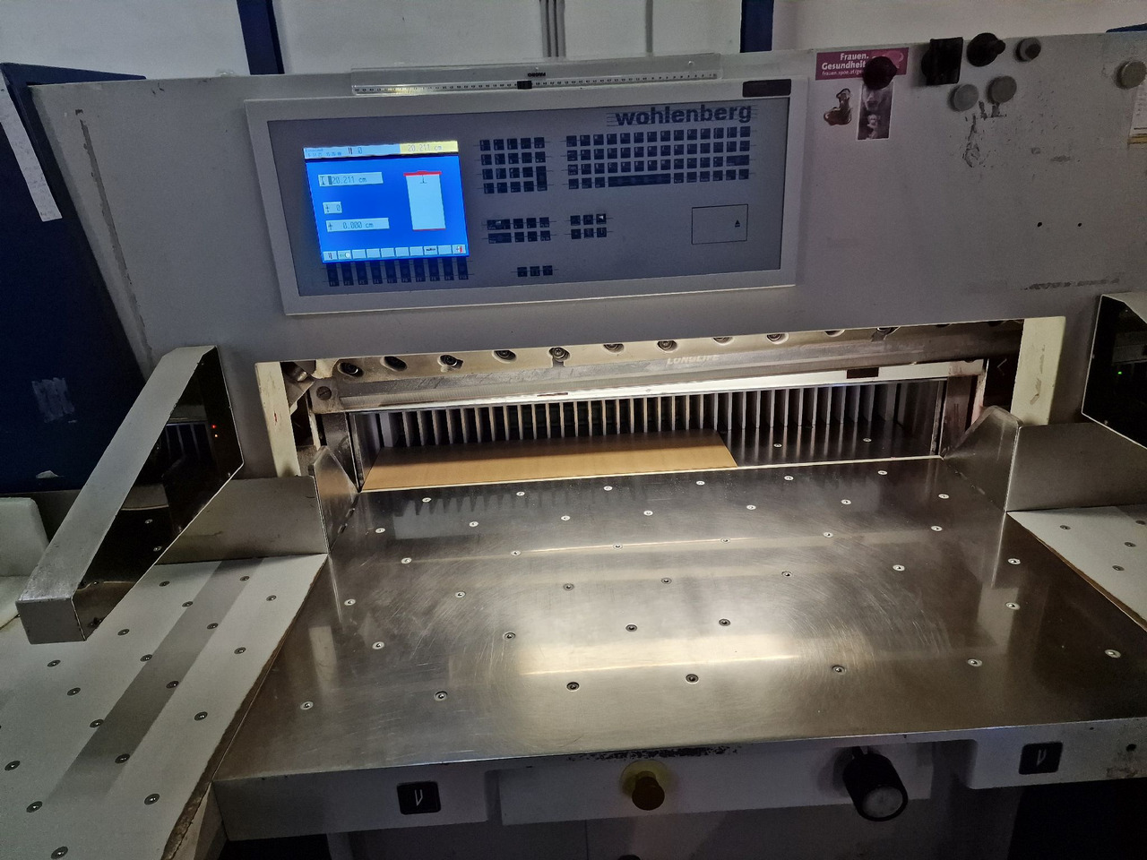 Wohlenberg 115 - Massicot: photos 3 Wohlenberg 115 - Massicot: photos 3