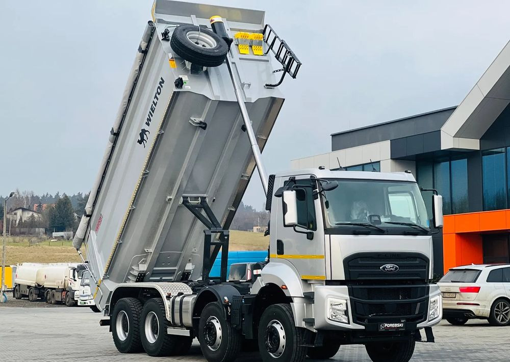 Ford Ford FORD F-LINE 4145 8x4 Wywrotka Wielton Tylnosypowa - Camion benne: photos 1 Ford Ford FORD F-LINE 4145 8x4 Wywrotka Wielton Tylnosypowa - Camion benne: photos 1