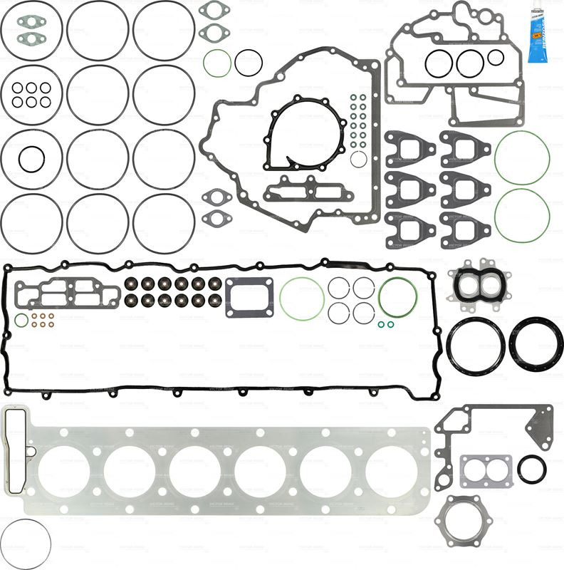 MAN ZESTAW USZCZELEK D2066LF17-28 VICTOR REINZ 01-37180-03 - Joint moteur: photos 1 MAN ZESTAW USZCZELEK D2066LF17-28 VICTOR REINZ 01-37180-03 - Joint moteur: photos 1
