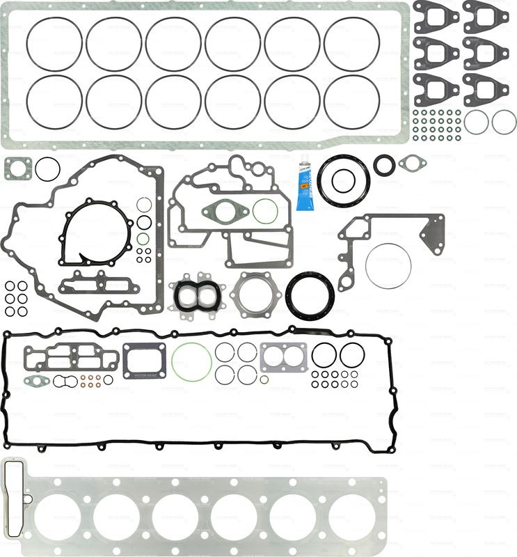 MAN ZESTAW USZCZELEK D2066LOH VICTOR REINZ 01-37180-02 - Joint moteur: photos 1 MAN ZESTAW USZCZELEK D2066LOH VICTOR REINZ 01-37180-02 - Joint moteur: photos 1