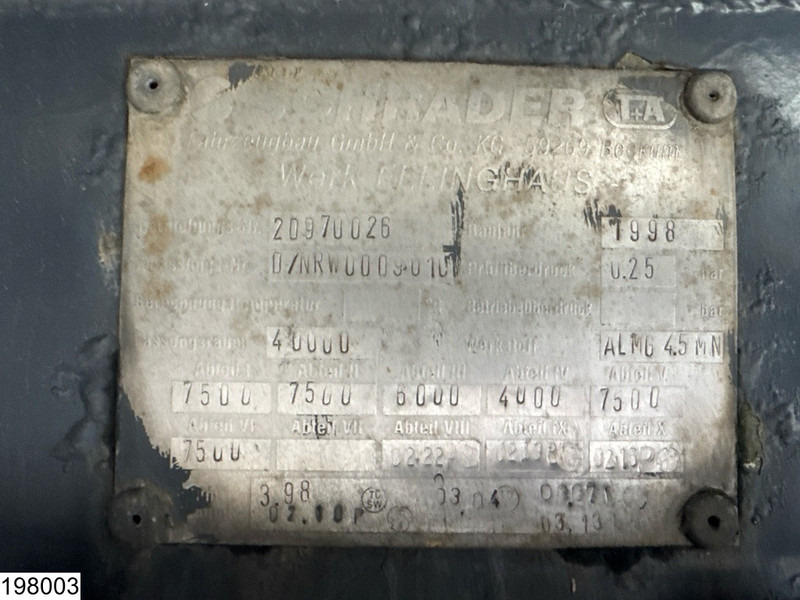 Hage und Knapp 40.000 Liter, 6 Comp, ADR - Semi-remorque citerne: photos 4 Hage und Knapp 40.000 Liter, 6 Comp, ADR - Semi-remorque citerne: photos 4