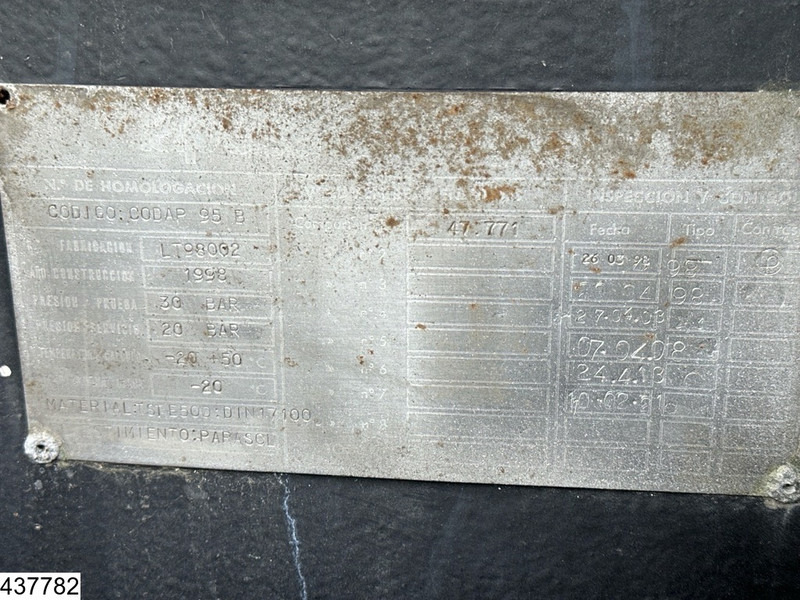 Lapesa gas 47771 Liter, LPG GPl Gas tank, Steel Suspension - Semi-remorque citerne: photos 3 Lapesa gas 47771 Liter, LPG GPl Gas tank, Steel Suspension - Semi-remorque citerne: photos 3