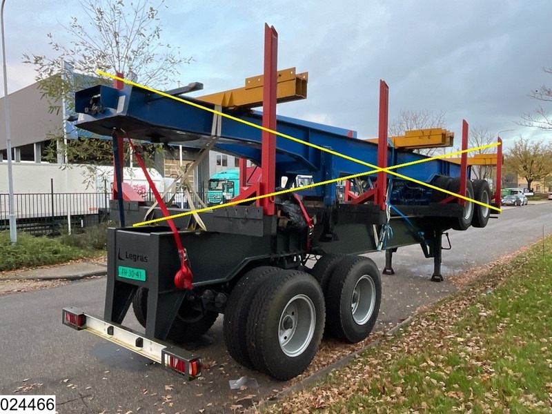 Legras Openlaadbak Wood transport, Steel suspension - Semi-remorque grumier: photos 2 Legras Openlaadbak Wood transport, Steel suspension - Semi-remorque grumier: photos 2