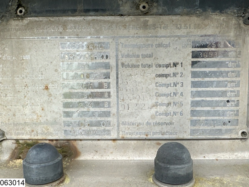 MAISONNEUVE Bitum 30935 Liter, 1 Compartment - Semi-remorque citerne: photos 3 MAISONNEUVE Bitum 30935 Liter, 1 Compartment - Semi-remorque citerne: photos 3