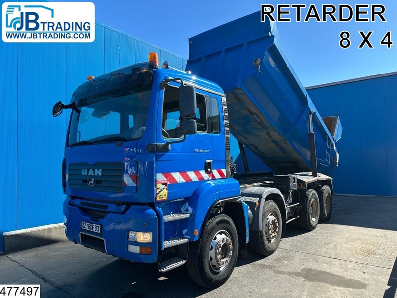 MAN TGA 35 440 8X4, Manual, Steel suspension, Retarder - Camion benne: photos 1 MAN TGA 35 440 8X4, Manual, Steel suspension, Retarder - Camion benne: photos 1