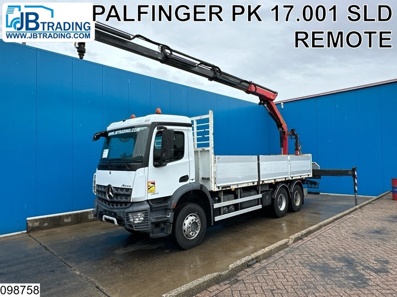Mercedes-Benz Arocs 2640 6X4, EURO 6, Retarder, Palfinger - Camion plateau, Camion grue: photos 1 Mercedes-Benz Arocs 2640 6X4, EURO 6, Retarder, Palfinger - Camion plateau, Camion grue: photos 1