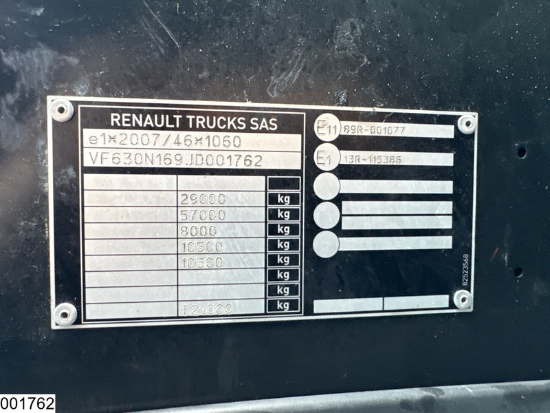 Camion plateau, Camion grue Renault C 380 6X4, EURO 6, HIAB, Remote, Steel suspension: photos 7