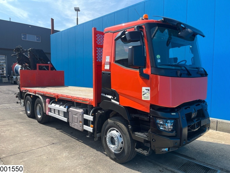 Renault C 380 6x4, EURO 6, Hiab, Remote, Steel Suspension - Camion plateau, Camion grue: photos 3 Renault C 380 6x4, EURO 6, Hiab, Remote, Steel Suspension - Camion plateau, Camion grue: photos 3