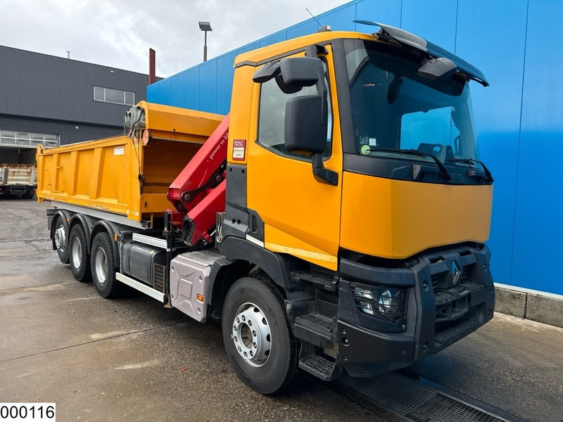 Renault C 430 8x4, EURO 6, HMF, Garnier - Camion benne, Camion grue: photos 3 Renault C 430 8x4, EURO 6, HMF, Garnier - Camion benne, Camion grue: photos 3