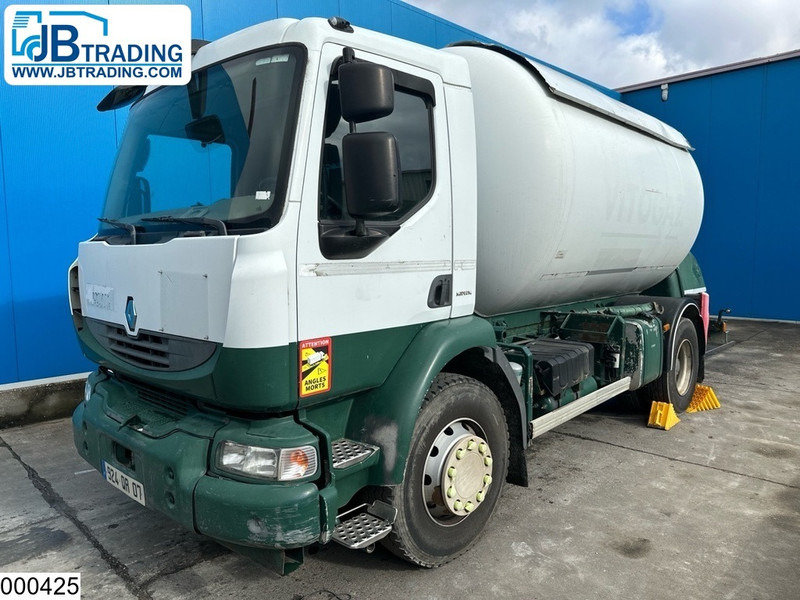Renault Midlum 210 15802 Liter, LPG GPL, Gastank, Steel suspension - Camion citerne: photos 1 Renault Midlum 210 15802 Liter, LPG GPL, Gastank, Steel suspension - Camion citerne: photos 1