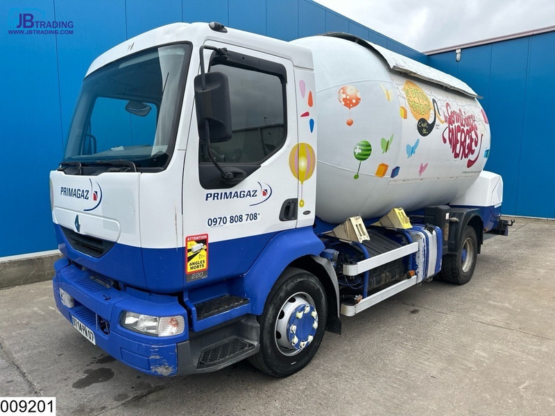 Renault Midlum 220 17108 Liter, LPG GPL, Gastank, Steel suspension - Camion citerne: photos 1 Renault Midlum 220 17108 Liter, LPG GPL, Gastank, Steel suspension - Camion citerne: photos 1