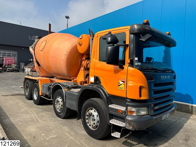 Scania P 380 8X4, Manual, Steel suspension, Stetter 8M3 - Camion malaxeur: photos 3 Scania P 380 8X4, Manual, Steel suspension, Stetter 8M3 - Camion malaxeur: photos 3