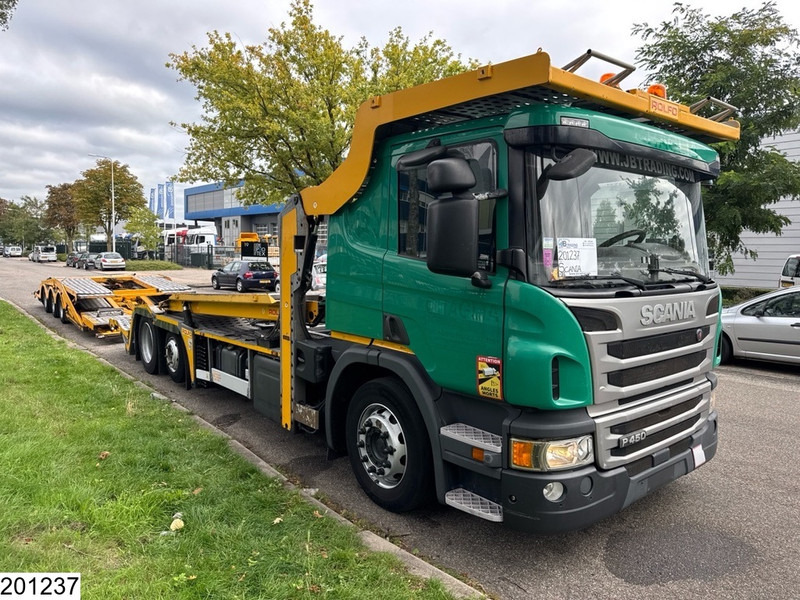 Scania P 450 6x2, EURO 6, Combi, Rolfo, Retarder - Camion porte-voitures: photos 3 Scania P 450 6x2, EURO 6, Combi, Rolfo, Retarder - Camion porte-voitures: photos 3