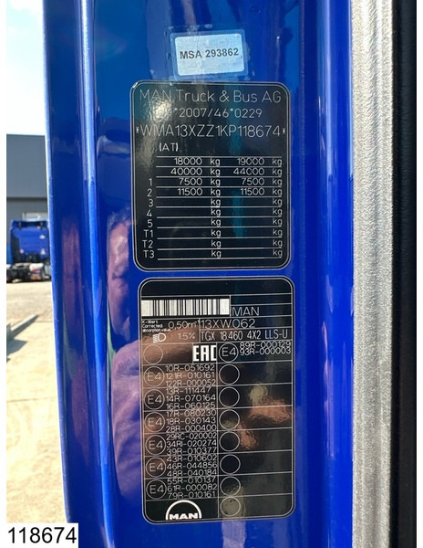MAN TGX 18 460 EURO 6, Retarder, Standairco en crédit-bail MAN TGX 18 460 EURO 6, Retarder, Standairco: photos 7