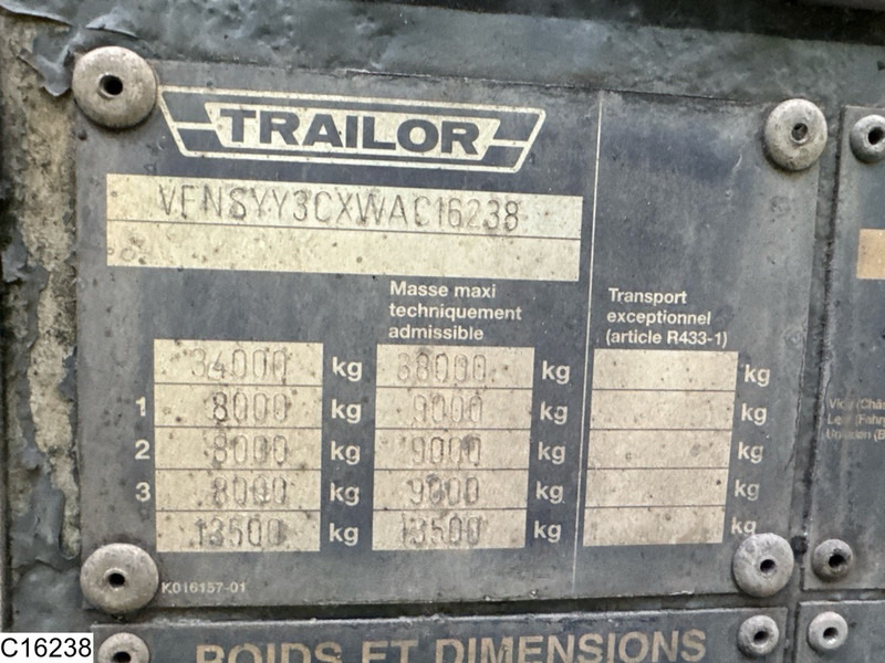 Trailor Fuel 40078 Litres, 9 Compartments - Semi-remorque citerne: photos 4 Trailor Fuel 40078 Litres, 9 Compartments - Semi-remorque citerne: photos 4
