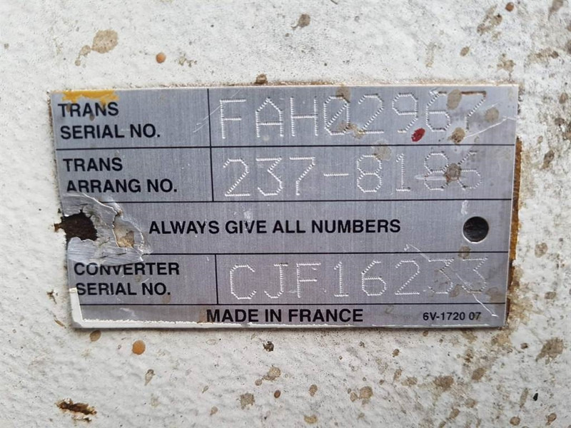 Boîte de vitesse et pièces pour Engins de chantier Cat 950H-237-8186-Transmission/Getriebe/Transmissiebak: photos 6 Boîte de vitesse et pièces pour Engins de chantier Cat 950H-237-8186-Transmission/Getriebe/Transmissiebak: photos 6