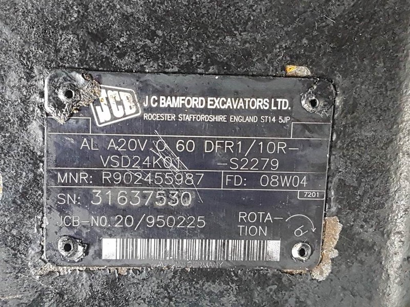 JCB 426E AGRI HT-20/950225-ALA20VO60-Load sensing pump - Hydraulique pour Engins de chantier: photos 5 JCB 426E AGRI HT-20/950225-ALA20VO60-Load sensing pump - Hydraulique pour Engins de chantier: photos 5
