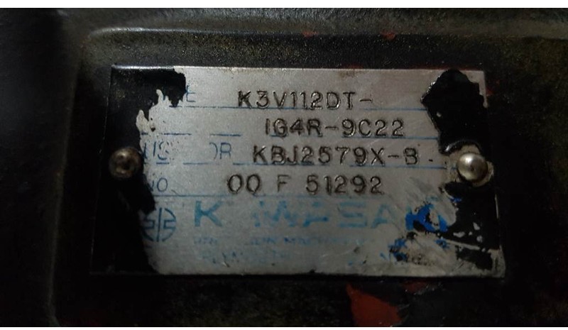 Kawasaki K3V112DT-IG4R-9C22 - Load sensing pump - Hydraulique: photos 3 Kawasaki K3V112DT-IG4R-9C22 - Load sensing pump - Hydraulique: photos 3