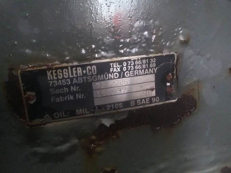 Kessler+CO 72.2206 - Axle/Achse/As - Essieu et pièces pour Engins de chantier: photos 5 Kessler+CO 72.2206 - Axle/Achse/As - Essieu et pièces pour Engins de chantier: photos 5
