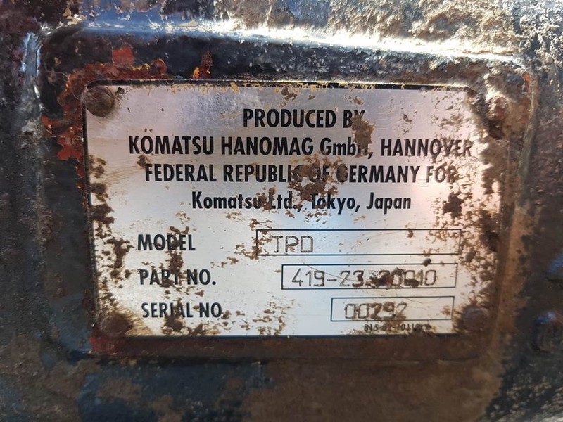 Komatsu TPD - WA320 - 5H Axle/Achse/As - Essieu et pièces pour Engins de chantier: photos 5 Komatsu TPD - WA320 - 5H Axle/Achse/As - Essieu et pièces pour Engins de chantier: photos 5
