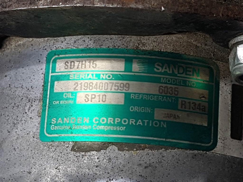 SANDEN SD7H15-6035-Compressor/Kompressor/Aircopomp - Compresseur de climatisation pour Engins de chantier: photos 4 SANDEN SD7H15-6035-Compressor/Kompressor/Aircopomp - Compresseur de climatisation pour Engins de chantier: photos 4