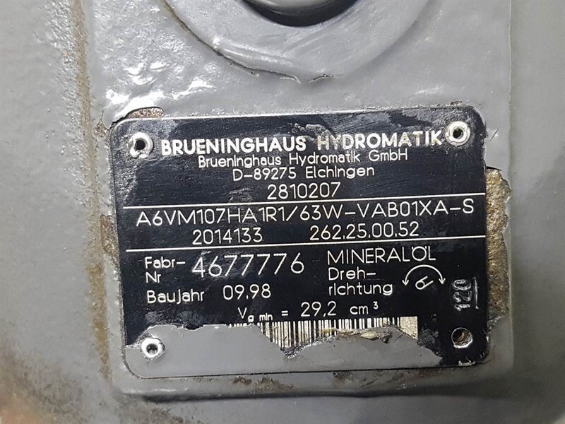Volvo L30B-2810207-Hydromatik A6VM107HA1R1/63W-Motor - Hydraulique pour Engins de chantier: photos 4 Volvo L30B-2810207-Hydromatik A6VM107HA1R1/63W-Motor - Hydraulique pour Engins de chantier: photos 4