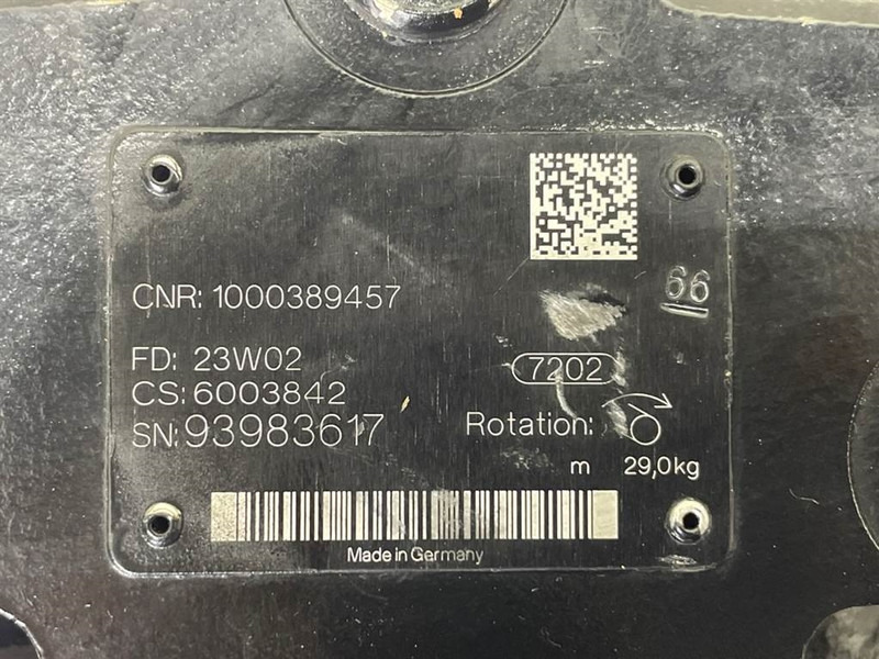 Hydraulique pour Engins de chantier WACKER NEUSON 1000389457-Rexroth-Drive pump/Fahrpumpe/Rijpomp: photos 10 Hydraulique pour Engins de chantier WACKER NEUSON 1000389457-Rexroth-Drive pump/Fahrpumpe/Rijpomp: photos 10