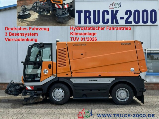 Bucher City Cat 5006 3Besen Sweeper 4 Radlenkung - Balayeuse de voirie: photos 1 Bucher City Cat 5006 3Besen Sweeper 4 Radlenkung - Balayeuse de voirie: photos 1