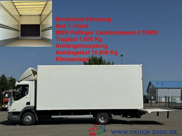 DAF LF 180 MBB Palfinger LBW 1.000 Kg + AHK + Klima - Fourgon grand volume: photos 1 DAF LF 180 MBB Palfinger LBW 1.000 Kg + AHK + Klima - Fourgon grand volume: photos 1