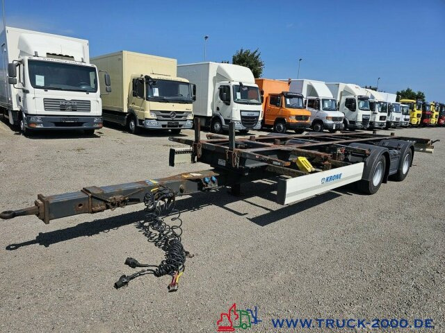 Remorque porte-conteneur/ Caisse mobile Krone ZZ18 XF0 Tandem Box Carrier - Luft - BPW Achsen: photos 8