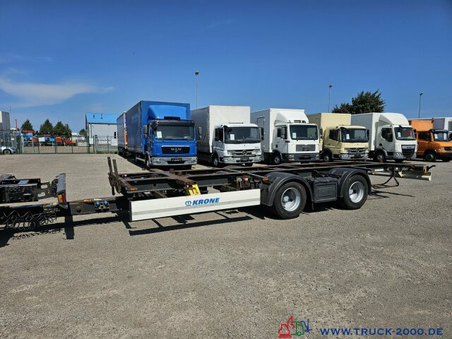 Remorque porte-conteneur/ Caisse mobile Krone ZZ18 XF0 Tandem Box Carrier - Luft - BPW Achsen: photos 12