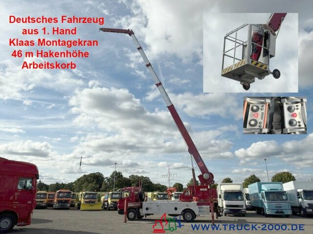 Mercedes-Benz 1529 Klaas Dachdecker Montagekran Hakenhöhe 46 M - Grue tout-terrain: photos 1 Mercedes-Benz 1529 Klaas Dachdecker Montagekran Hakenhöhe 46 M - Grue tout-terrain: photos 1