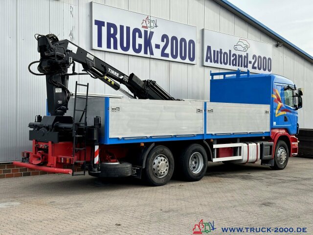 Camion plateau, Camion grue Scania R400 Atlas Tirre 191L 9m=1,7t. 7m Ladefl. 1.Hand: photos 15