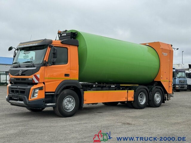Benne à ordures ménagères pour transport de déchets Volvo FMX 380 6x2 Faun Rotopress23m³ NUR 138 TKM Klima: photos 9