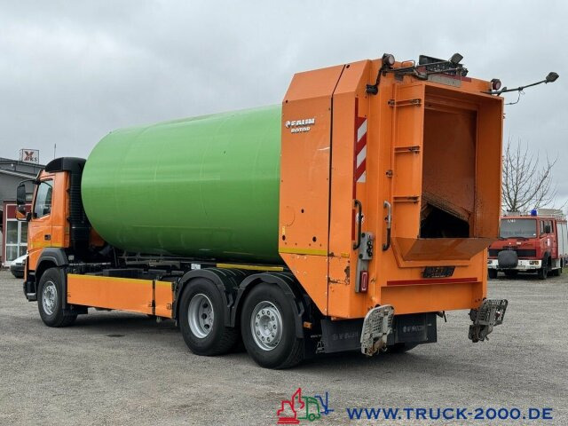 Benne à ordures ménagères pour transport de déchets Volvo FMX 380 6x2 Faun Rotopress23m³ NUR 138 TKM Klima: photos 13