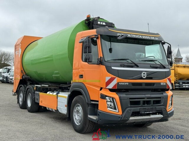 Benne à ordures ménagères pour transport de déchets Volvo FMX 380 6x2 Faun Rotopress23m³ NUR 138 TKM Klima: photos 10