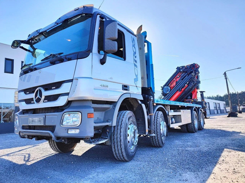 Mercedes-Benz Actros 4151 V8 8x4 roofcrane / dachdecker Palfinger PK78002 + Flyjib PJ170 - Camion plateau, Camion grue: photos 1 Mercedes-Benz Actros 4151 V8 8x4 roofcrane / dachdecker Palfinger PK78002 + Flyjib PJ170 - Camion plateau, Camion grue: photos 1