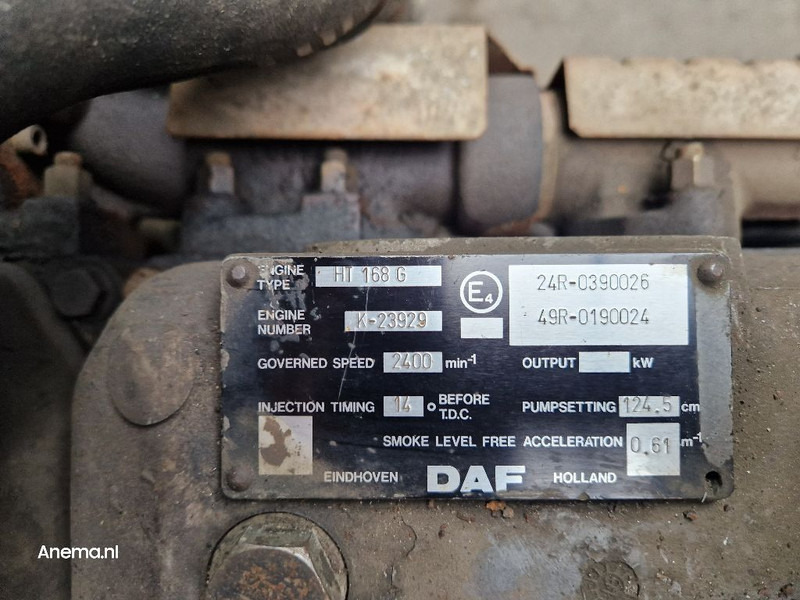 DAF HT168G - Moteur: photos 3 DAF HT168G - Moteur: photos 3
