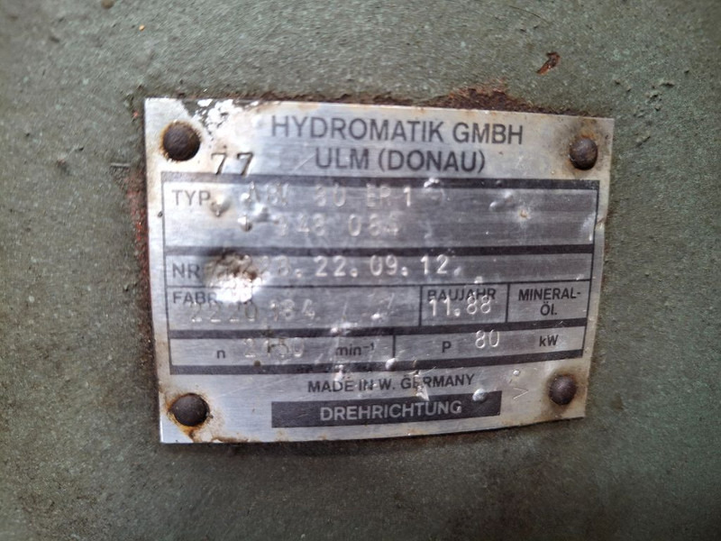 HYDROMATIK ULM A8V 80 ER1 - Pompe hydraulique: photos 4 HYDROMATIK ULM A8V 80 ER1 - Pompe hydraulique: photos 4