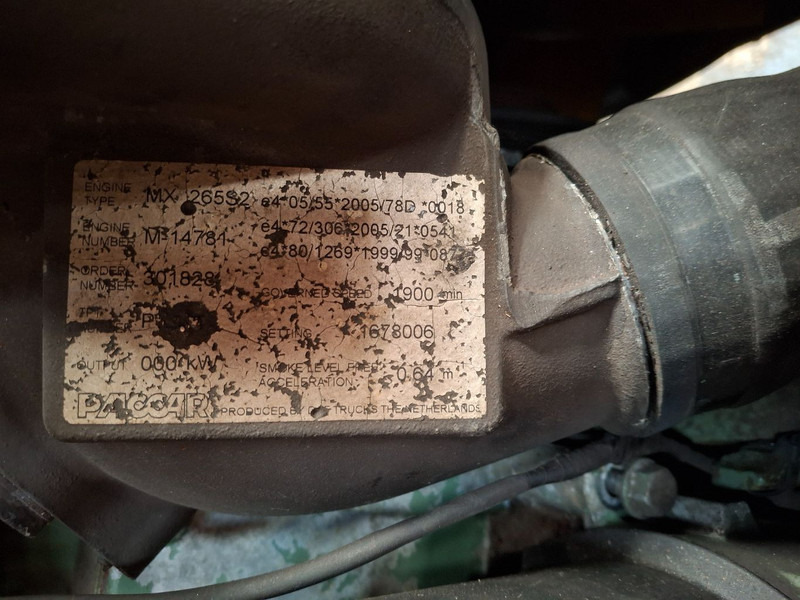 PACCAR MX265S2 - Moteur: photos 4 PACCAR MX265S2 - Moteur: photos 4
